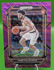 2023 Panini Prizm Draft Picks Purple Wave Prizm RC #31 Gabe Kalscheur